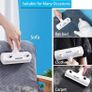 Pet Hair Remover Roller, Reusable Animal Hair Removal Brush for Dogs and Cats, Easy to Clean Fixed Areas Pet Fur from Carpet, Furniture, Rugs, Stairs, bedding and Sofa - White Image 3