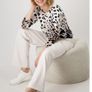 Monari Leopard Print Cotton Knit Jumper - Creamy Beige - UK 12 - BNWT RRP 150 Image 2