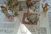 Vintage Lot of Cast Brass Doll House Ornaments, Postage Available or Collection