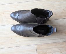 Leather boots
