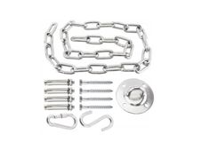 Stainless Steel Eye Plate with Snap Hook (Carabiner and Screws Accessories)