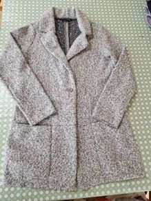 Next Petite Grey Single-Button Coat / Jacket Size 8