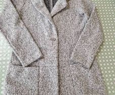 Next Petite Grey Single-Button Coat / Jacket Size 8