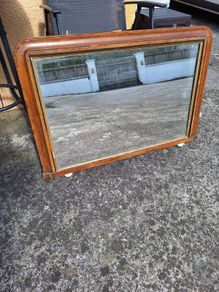 Heavy antique mirror