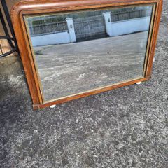 Heavy antique mirror