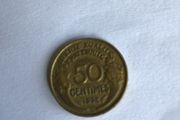 Rare old Collectable coin - France 50 Centimes 1932