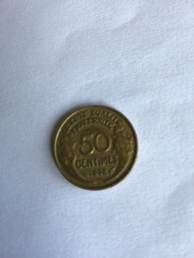 Rare old Collectable coin - France 50 Centimes 1932