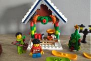 LEGO Winter Village Accessories and Mini Figures Bundle 1