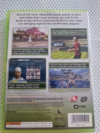Top Spin 2 Xbox360 Games Original