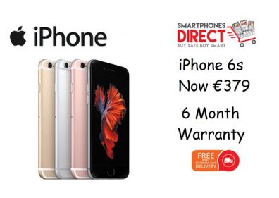 Apple iPhone 6s Silver, Rose Gold & Space Gray - 16GB - Unlocked - Warranty