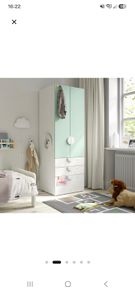 Childs wardrobe Smastad Blue