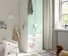 Childs wardrobe Smastad Blue