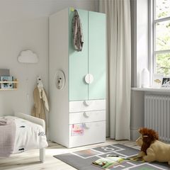 Childs wardrobe Smastad Blue