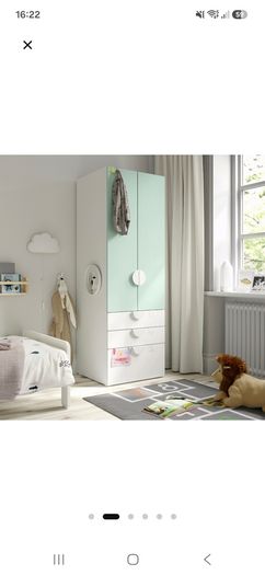 Childs wardrobe Smastad Blue