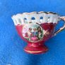 Vintage pierced cup and saucer Image 4
