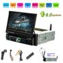 2581 7" Single DIN Car MP5 DVD Player Radio Stereo GPS Sat Nav EU Map + Camera Image 2