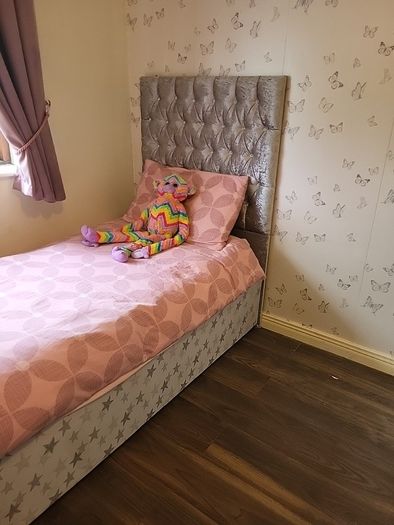 3ft divan bed with headboard