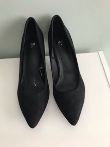 New: H&M Black Suede Stiletto (UK 7)