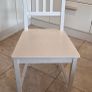 Dining Table + 3 White Chairs Image 5