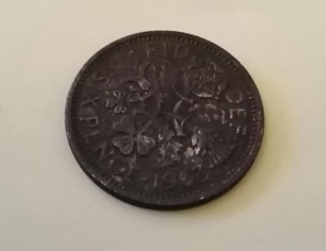 1963 Elizabeth II UK Sixpence