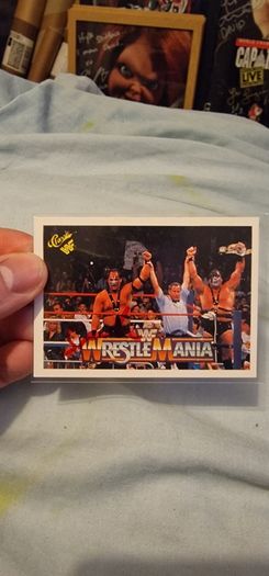 WWF Demolition Smash Signed Card - WWF