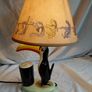 Ceramic Hand Painted Guinness Toucan Lamp Image 4