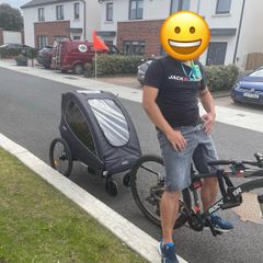 Axkid Grand Tour 4-in-1 Bike Trailer & Double Bugg