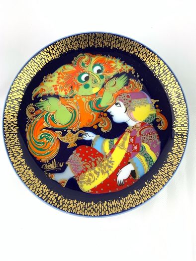 Rosenthal collector's plates by Bjorn Wiinblad