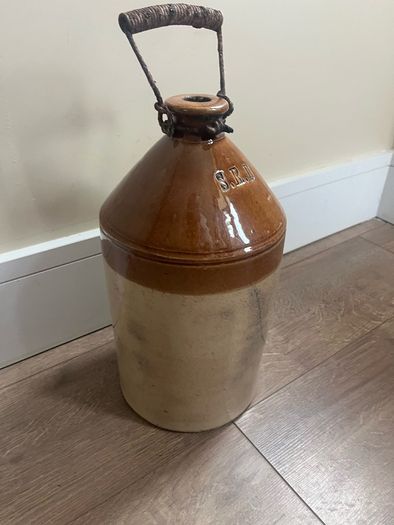 Antique WW1 SRD Rum Crock
