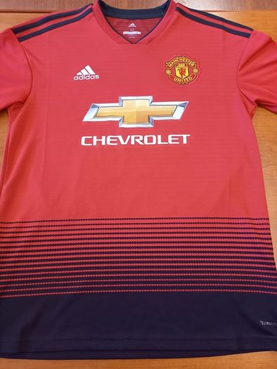 Manchester United 2018/19 Adidas Home Jersey Adult Medium