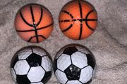 (4) Novelty golf balls