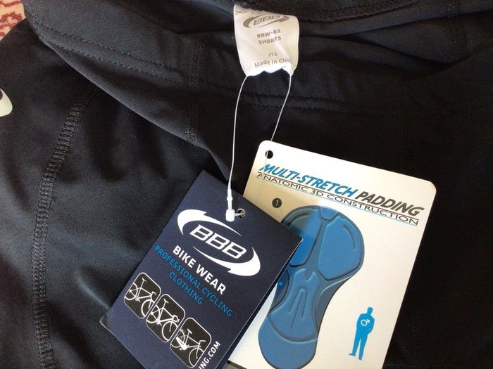 BNWTS Mens BBB Black Cycling Shorts size XL  Can post