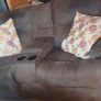 recliner couch with console Image 3