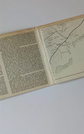 The Burren - a map of the uplands of north-west clare, Eire