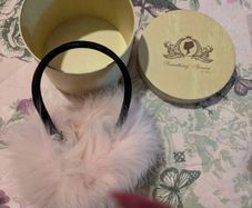 Baby pink Fur ear muffs