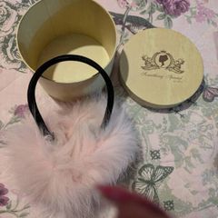 Baby pink Fur ear muffs