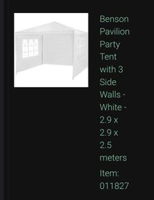 Gazebo - Benson Pavilion Party Tent
