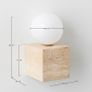 Travertine wall lamp Image 3
