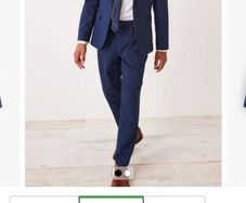 Age 7 boys suit navy 3 piece