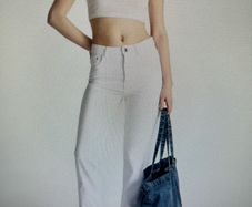 Lefties off white Mom high waisted relaxed jeans (Size 12)