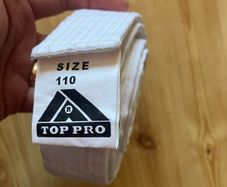 Martial arts white belt