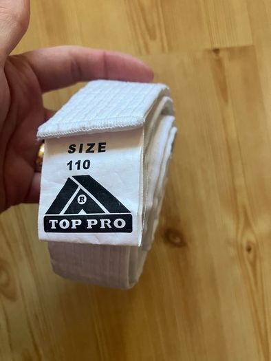 Martial arts white belt