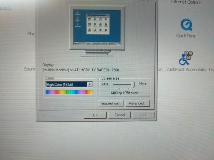 IBM ThinkPad A31 laptop