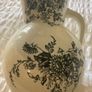 Large old Jug / vase blue white Image 4