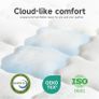 Small Double Mattress, 10.3 Inch Hybrid Mattress 4FT with Breathable Foam Image 5