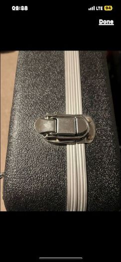 electric guitar hard case with clips for back strap fits Gibson fender Stratocaster telecaster charvel Jackson Ibanez esp music man PRS electric guitar parts accessories