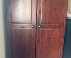 3 piece set bedroom mahogany effect furniture