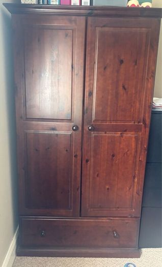 3 piece set bedroom mahogany effect furniture