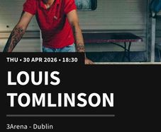 Louis Tomlinson tickets x 2