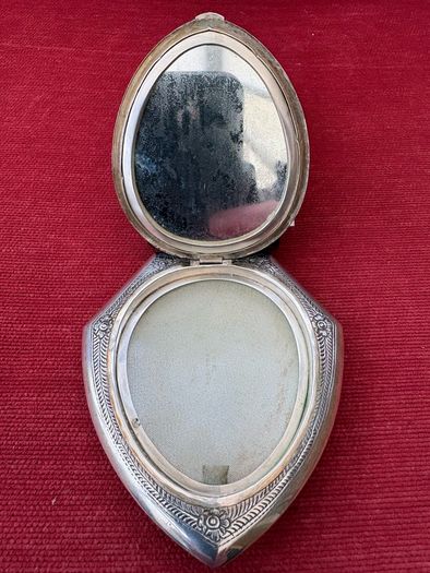Vintage Silver Powder Compact